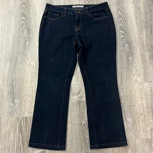 Y2K J Brand Jeans Straight Leg in Ink Cropped Ankle Length